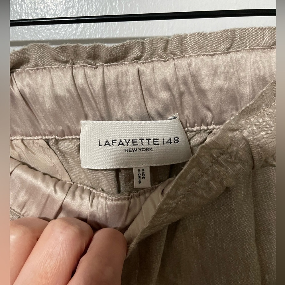 Lafayette 148 New York khaki pants - Picture 2 of 3